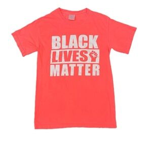 Orange Black Lives Matter T-shirt
